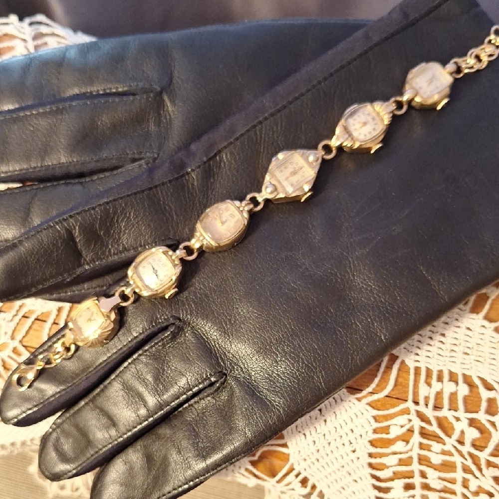 Vintage Gold Bracelet with Unique Charms